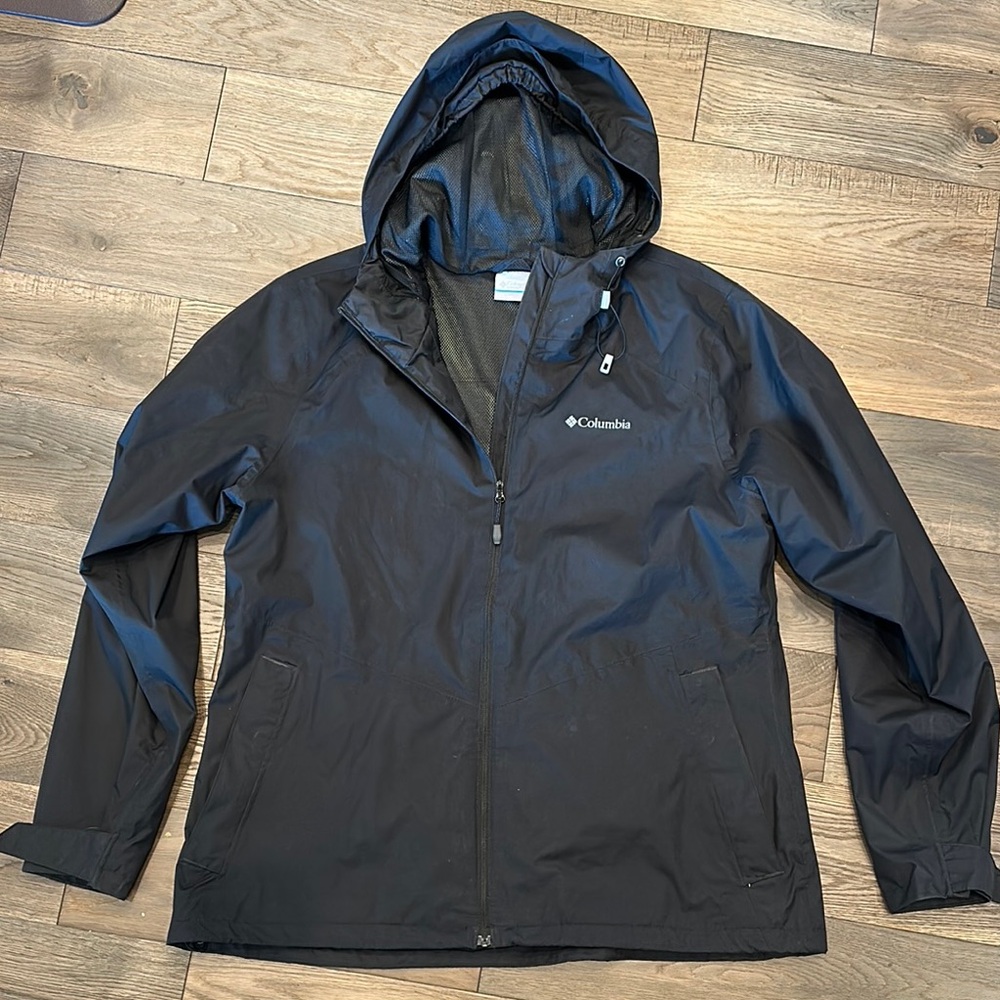 Columbia Black Hooded Jacket